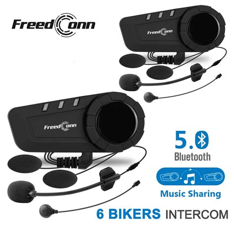 Freedconn Intercomunicador Bluetooth Para Casco De Motocicleta