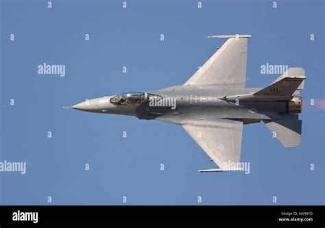 F Fighting Falcon Viper Top Side View Stock Photo Royalty Free