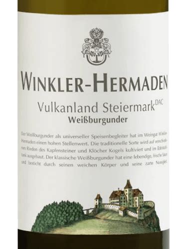 Winkler Hermaden Vulkanland Steiermark Weissburgunder Vivino United