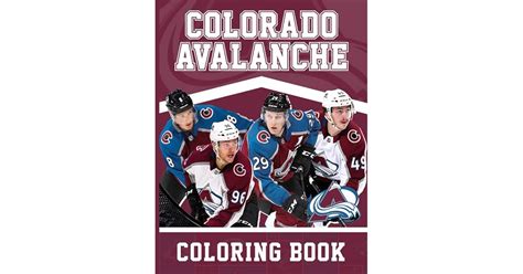 Colorado Avalanche Coloring Book Colorado Avalanche Coloring Books For