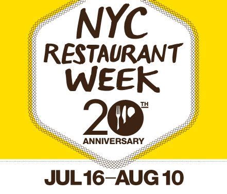 NYC Restaurant Week | Nyc restaurant week, Restaurant week, New york ...