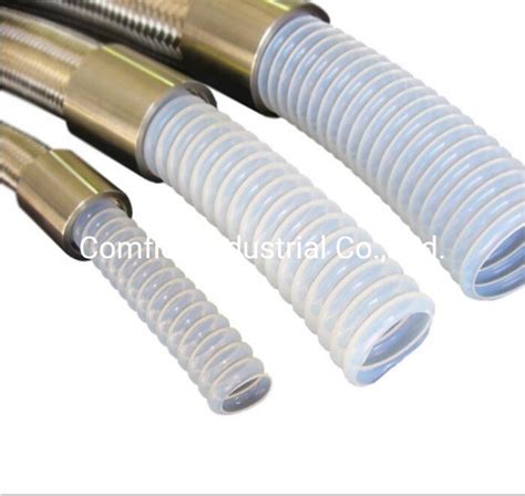 High Quality Anti Acid Stainless Steel Braid Flexible Ptfe Hose China