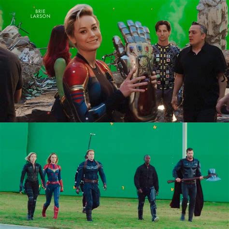 I Hope We See The Deleted Footage Of Carol And Natasha Behind The Scenes Of Avengers Endgame