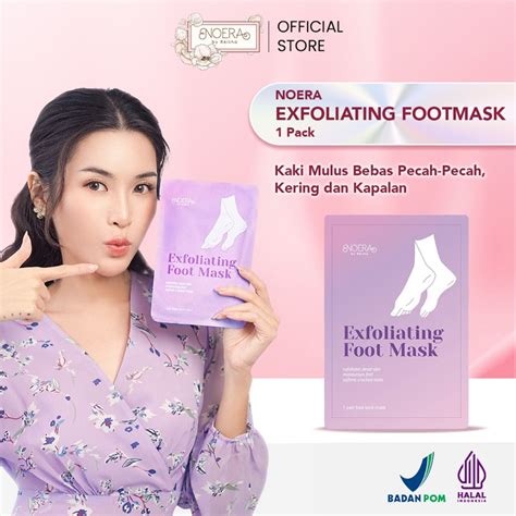 Jual Noera Exfoliating Foot Mask BPOM Foot Peel Masker Kaki