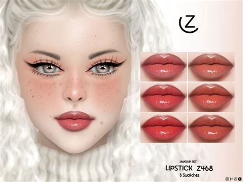 ZENX MAKEUP SET LIPSTICK Z468 In 2024 Sims 4 Cc Makeup Sims 4