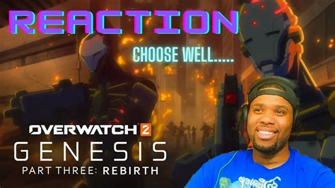 V Reacts GENESIS PART THREE REBIRTH OVERWATCH ANIME SHORT YouTube