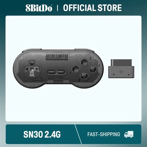 Gamepad Sem Fio 8BitDo SN30 2 4G Para SNES SFC Original