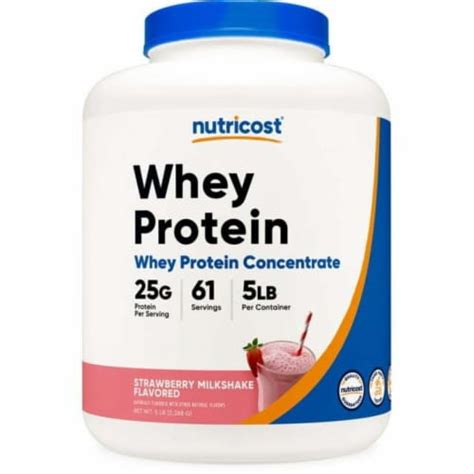 Esupplements Llc Nutricost Whey Protein Concentrate Powder 1 Ct 5 Lb Qfc