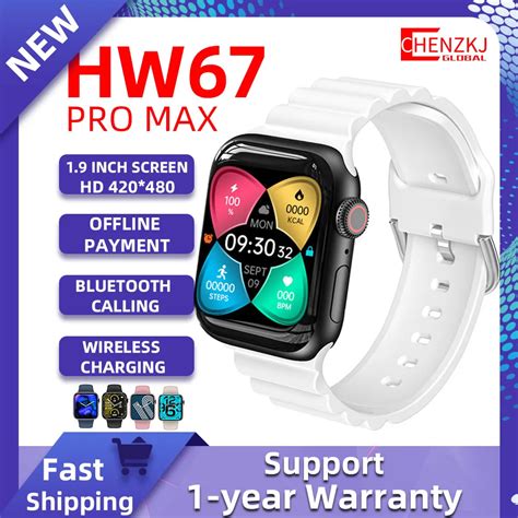 2022 Hw67 Pro Max Nuevo Reloj Inteligente Hombres Mujeres Serie 7 Nfc