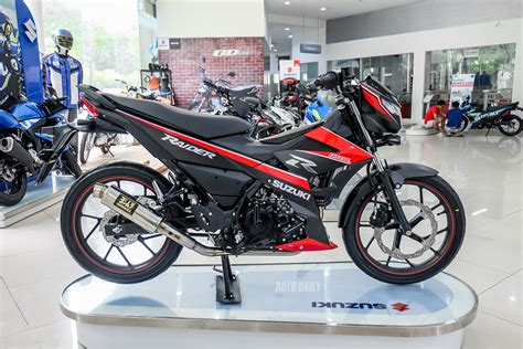 Cận cảnh Suzuki Raider R150 Yoshimura tại đại lý