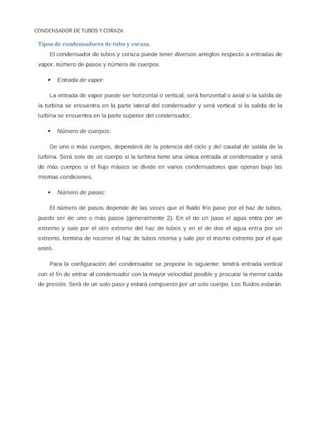 DOCX Condensador De Tubos Y Coraza DOKUMEN TIPS