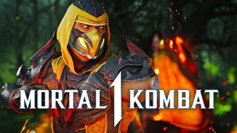 Best Scorpion Skin In Mortal Kombat 1 Scorpion Gameplay With Brutalities Invasions Skin