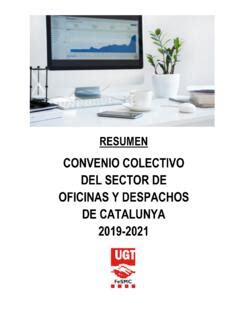 Resumen Convenio Colectivo De Oficinas Y Despachos De Resumen