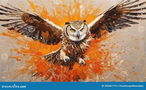 Owl Form And Spirit Through An Abstract Lens Dynamic And Expressive