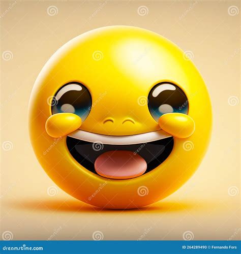 HAPPY BABY FACE EMOJI 3D stock illustration. Illustration of collection ...