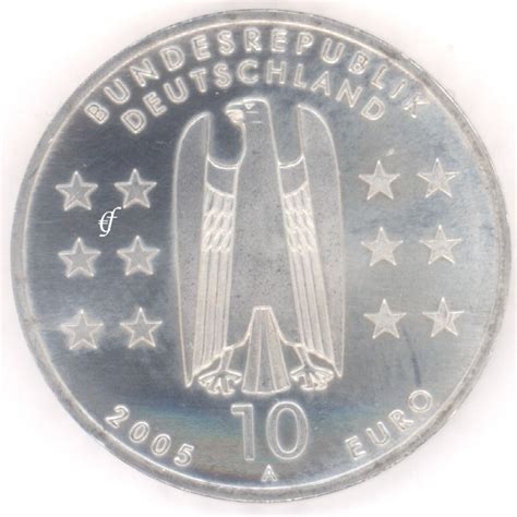 Deutschland 10 Euro 2005 Bfr Magdeburg Eurofischer