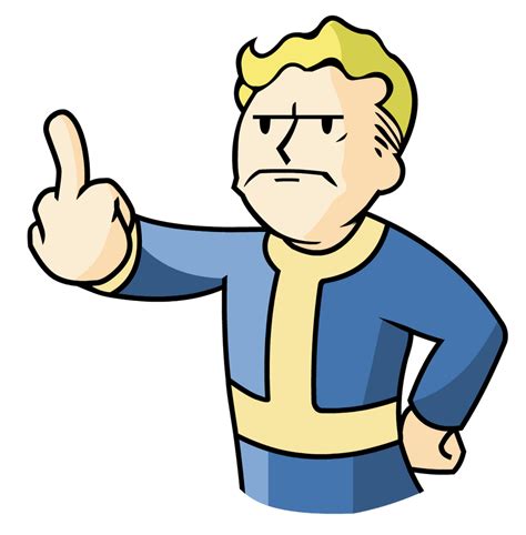 Middle Finger Vault Boy By Omnisupersaiyan3 On Deviantart