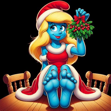 Smurfette Says Kiss 'Em! by T-Science on DeviantArt