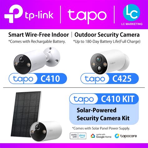 TP Link Tapo C410 C410 KIT C425 Smart Wire Free Indoor Outdoor