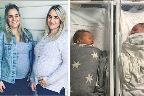 Birth Story Identical Twin Sisters Give Birth Just Hours Apart