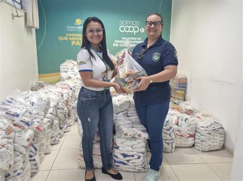 Alimentos arrecadados na Corrida e Caminhada da Cooperação são doados