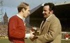 #OnThisDay 1967 Bobby Charlton receives his Ballon d'Or trophy from ...