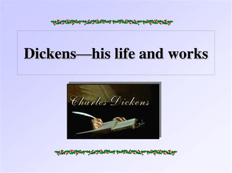 Ppt Charles Dickens Powerpoint Presentation Free Download Id6831829