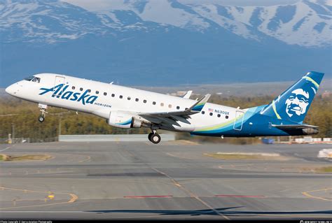 N630QX Alaska Airlines Embraer ERJ 175LR ERJ 170 200 LR Photo By