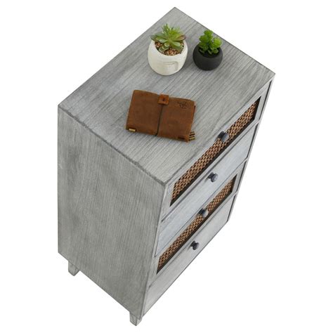 Chiffonnier Seeta Petite Commode De Rangement Avec Tiroirs Au Style