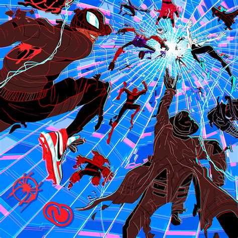 spider verse  behance