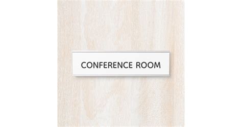 "Conference Room" Door Plate Door Sign | Zazzle