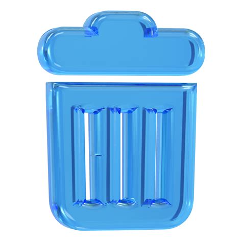 Recycle bin icon 3d render illustration element transparent 38054856 PNG