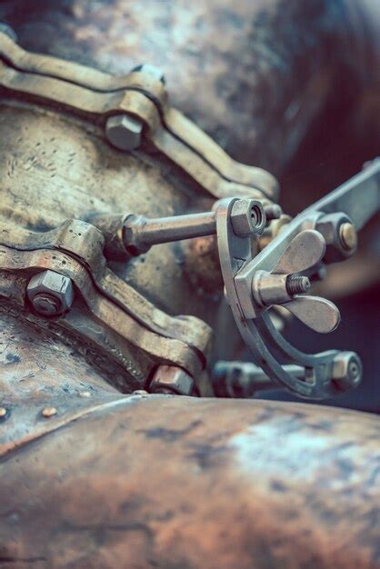 Premium Photo | Boat engine parts