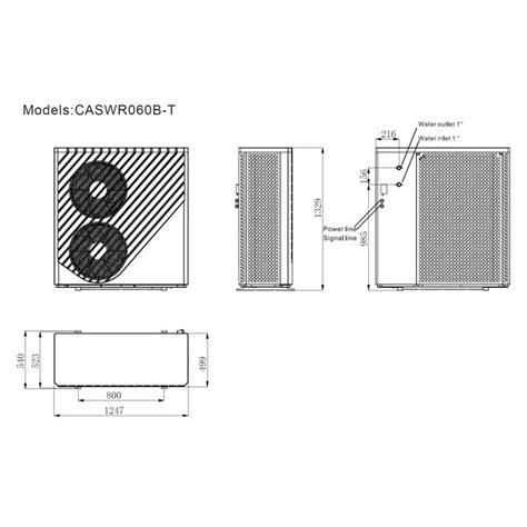 Revnu Propaan Monoblock Warmtepomp Caswr B T Kw New Heating