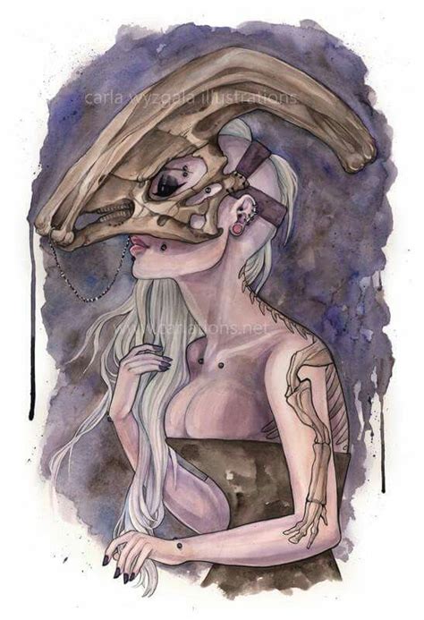 Skull Masquerade By Carla Wyzgala Illustrations Watercolor Art Prints