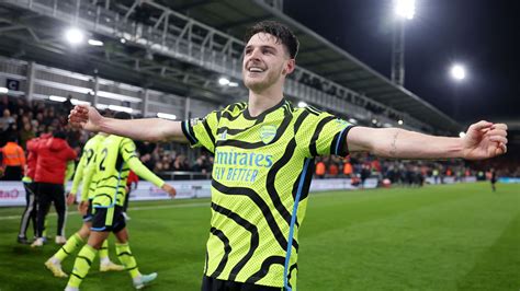 Declan Rice Revels In Massive Arsenal Winner In Luton Thriller