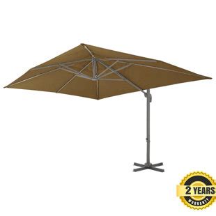 Dakota Fields Allarna Rectangular Square Cantilever Parasol Wayfair Co Uk