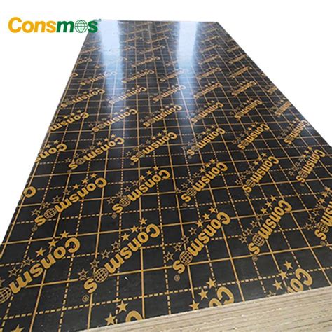 18mm 20mm 21mm Black Poplar Core Film Faced Shuttering Formwork Plywood