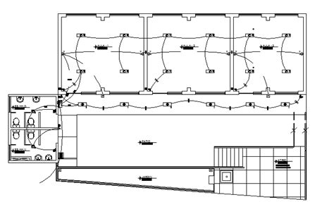 Commercial Building Electrical Layout Plan In Dwg Autocad File In 2020