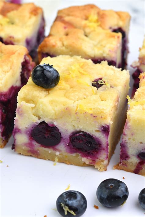 Easy Lemon Blueberry Bars Full Kitchen Recipes