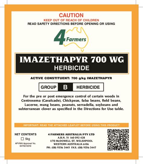 Imazethapyr 700 Wg 4farmers