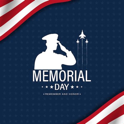 Premium Vector Us Memorial Day Vector Illustration