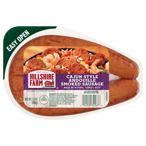 Save On Hillshire Farm Andouille Smoked Sausage Cajun Style Order