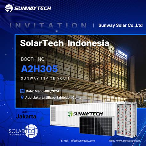 sunway solar  solartech indonesia sunway solar