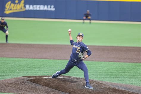 Notre Dame Earns Series Victory With 9 4 Win Over Boston College