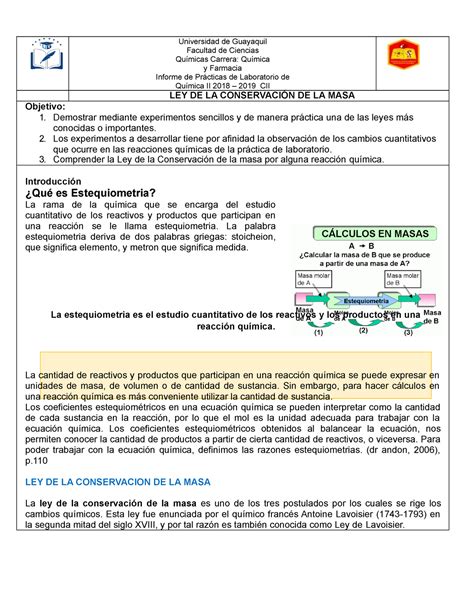 Que Dice La Ley Dela Conservacion Dela Materia 6