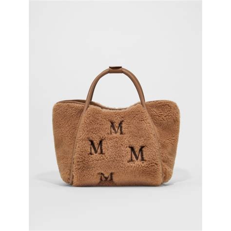 MAX MARA Borsa Tessuto Teddy TMARINM Cammello Donna Elsa Boutique