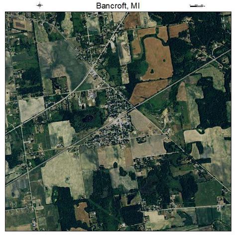 Aerial Photography Map of Bancroft, MI Michigan