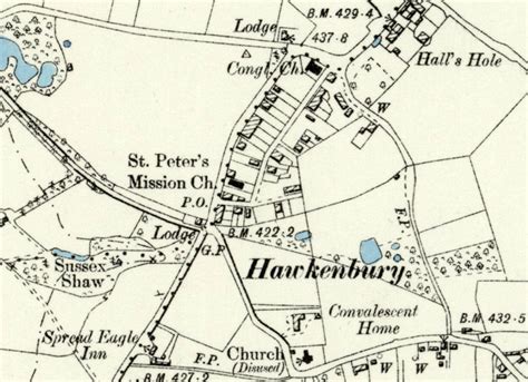 1898 Map Scan Tunbridge Wells, Kent, England, UK High-resolution ...