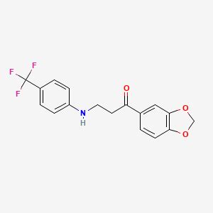 Benzodioxol Yl Trifluoromethyl Anilino Propanone